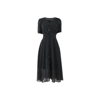 SOON FLOWER Short Sleeved Dresses Women's Black