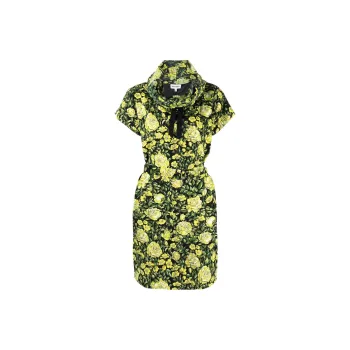 KENZO Short Sleeved Dresses Women's Green