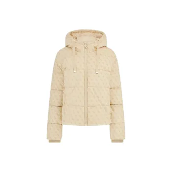 GUESS Puffer Jacket Women's Beige