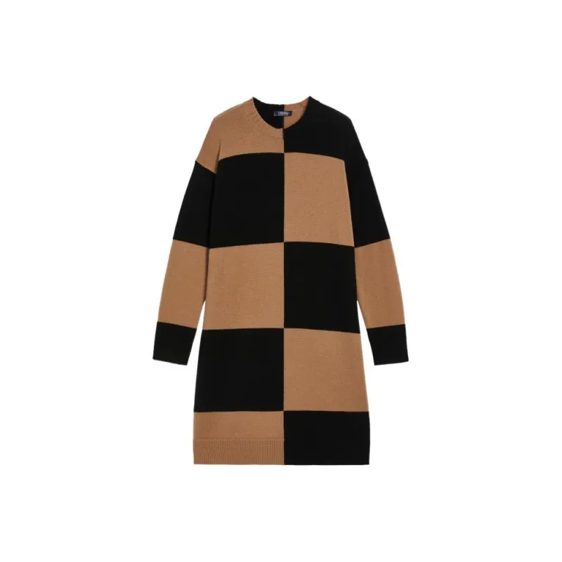 MaxMara Long Sleeved Dress Women's Camel-0