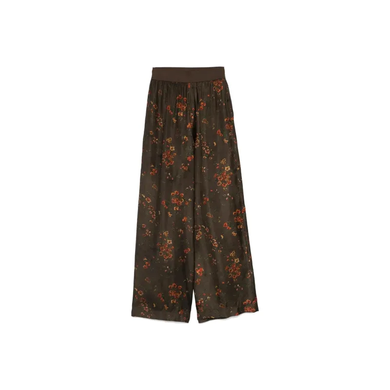 UMA WANG Floral print Trousers-0