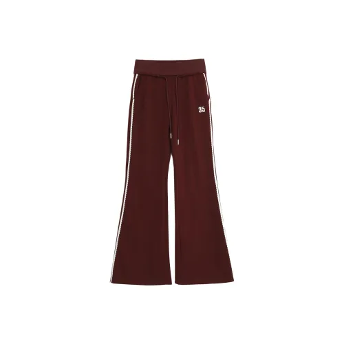 WEEKEND HUB Casual Pants Women's Red