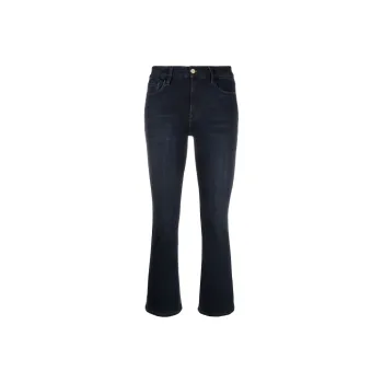 FRAME High-rise Cropped Jeans