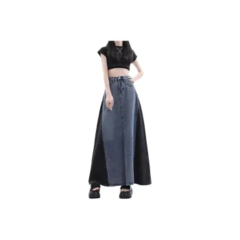 Spicy Gals Denim Long Skirts Women's