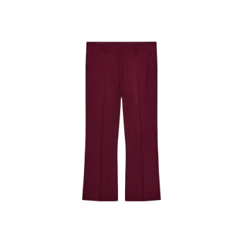 ZARA ZW Series Casual Pants Women's Dark Red