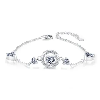 CHINA GOLD Sterling Silver Bracelets Women's