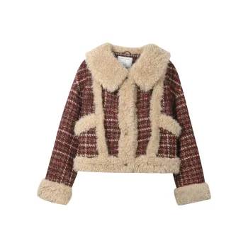 MISHOW Puffer Jacket Women's Red