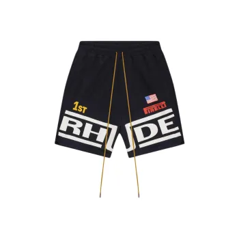 Beinaili X RHUDE Pirelli, Collaboration Edition Casual Shorts Unisex Black