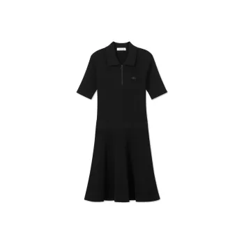 LACOSTE Short Sleeved Dresses Women's Dark Blue