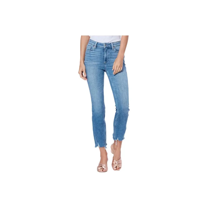 PAIGE Mid rise Straight leg Jeans-0