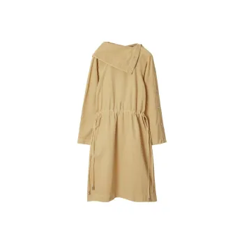 Burberry SS24 Long Sleeved Dresses Women's Sandy Beige