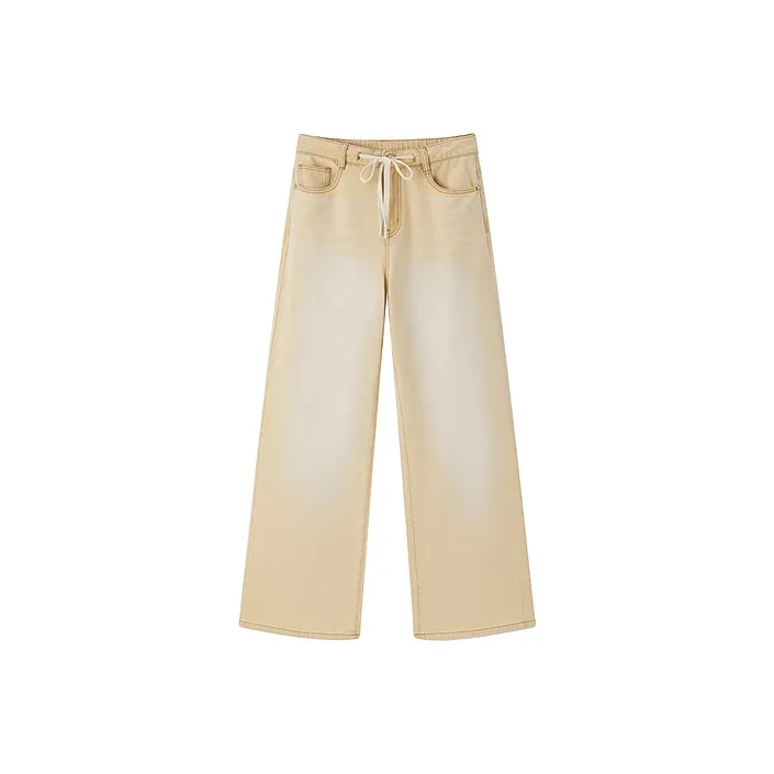 LEDIN Jeans Women's Light Yellow-0