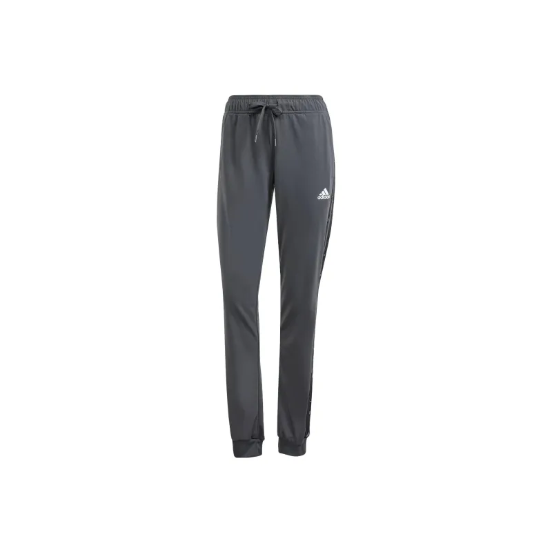Adidas Knitted Sports Pants Women's Dark Gray-0