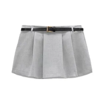 ZARA Casual Shorts Women's Light Gray