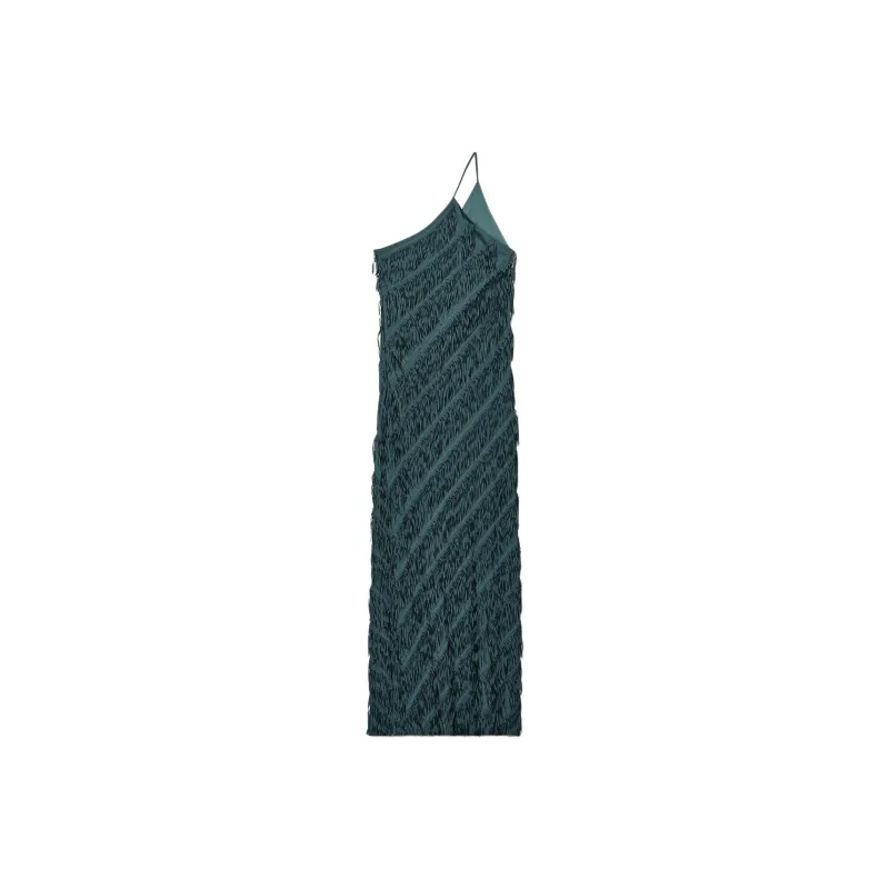 ZARA Sleeveless Dress Women's Duck Green-1