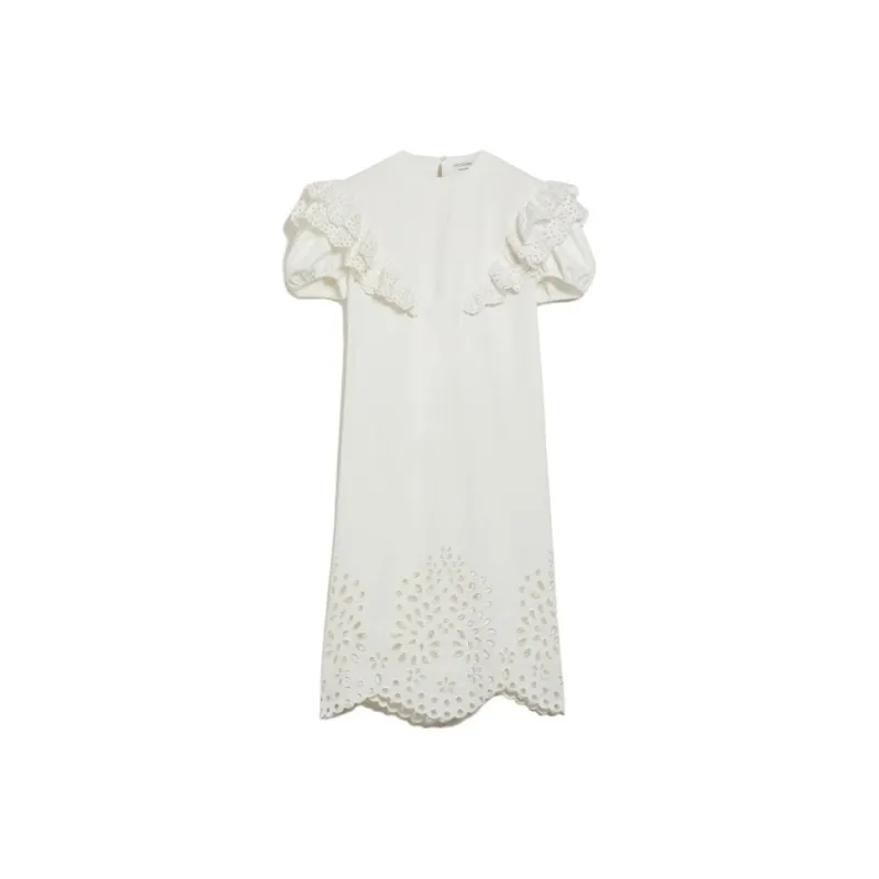 SportMax Open knit Shift Midi Dress-0