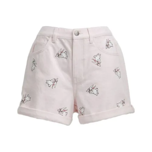 White Rabbit X COACH Casual Shorts Women's Pink
