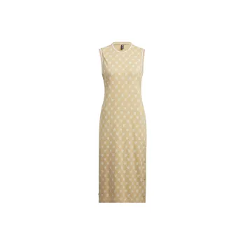 Adidas Neo Sleeveless Dress Women's Beige