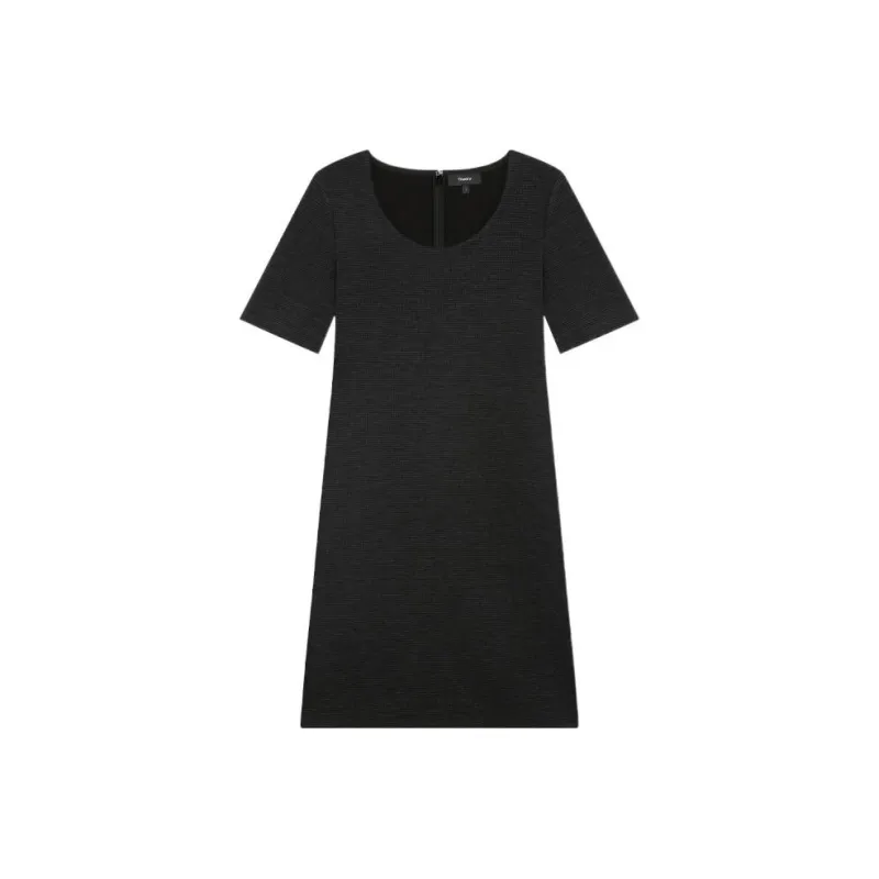 THEORY Short-Sleeved Dresses Women's Black-0