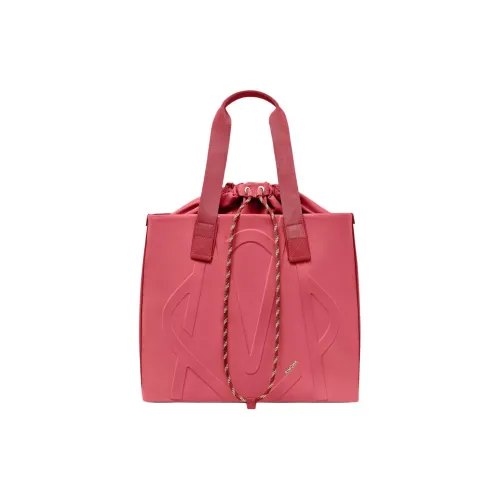 RIMOWA Recycled Nylon With Leather Tote Bag, Shopping Bag, Handbag Women's Red