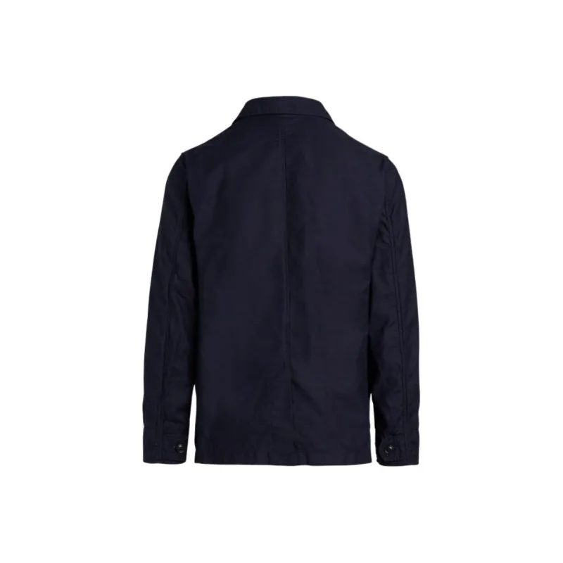 MANIFATTURA CECCARELLI SS25 Bush Jacket Jackets & Coats Men's Marine Blue-1