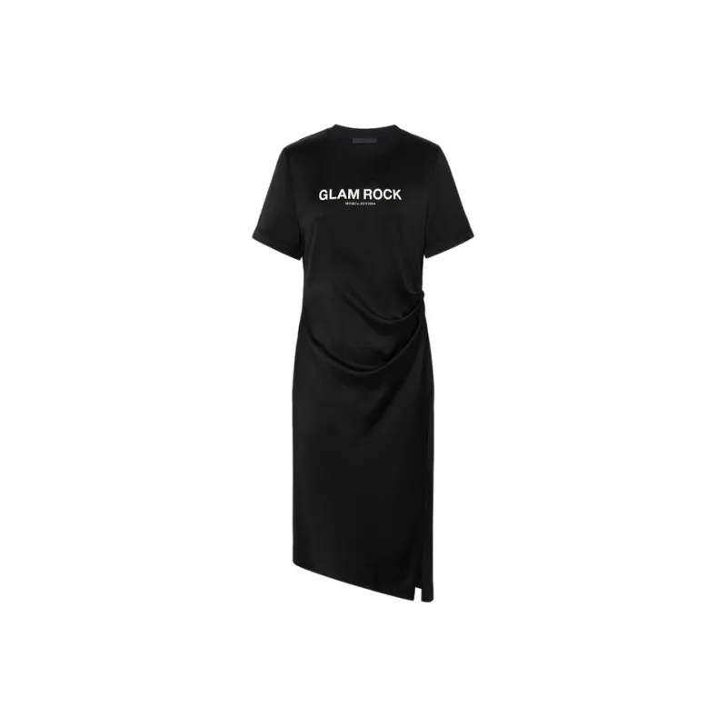 MOCO Short Sleeved Dress Women's Black-0