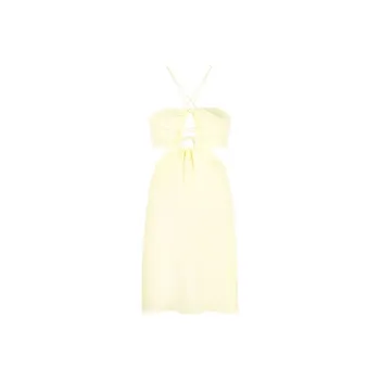 Rotate Sleeveless Dresses Women's Yellow