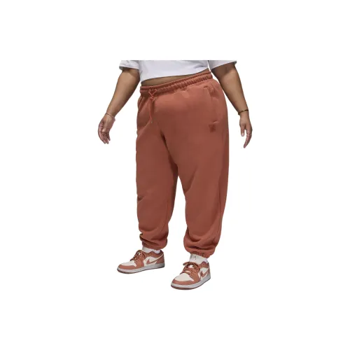 jordan 7.5us Flight Knitted Sports Pants Women's Dusty Peach