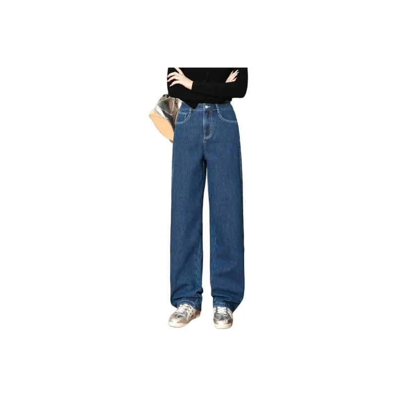 Tonlion Jeans Women's Dark Denim Blue-0