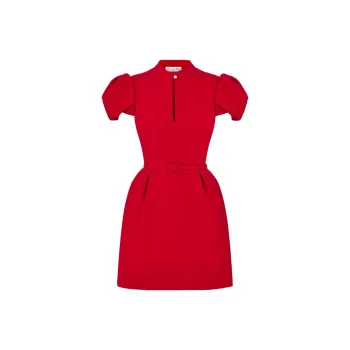 DIOR FW24 Short Sleeved Dresses Women's Red