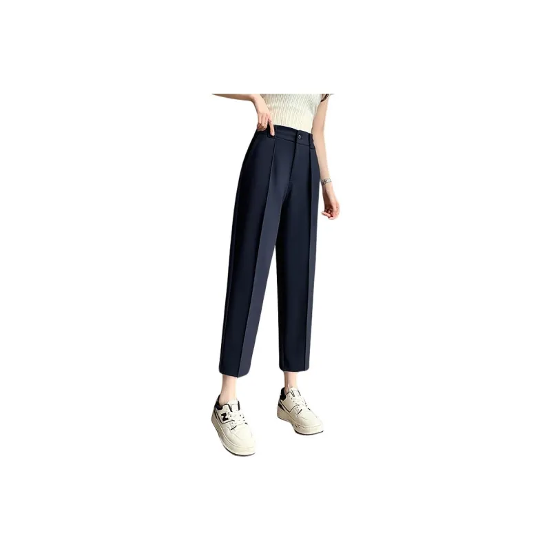 Late White Casual Pants Women's Dark Gray-4