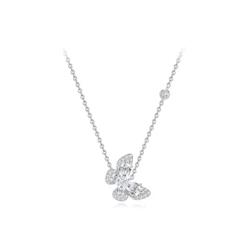 MAXTHINK S925 Silver Necklaces Women's Silver/Gold