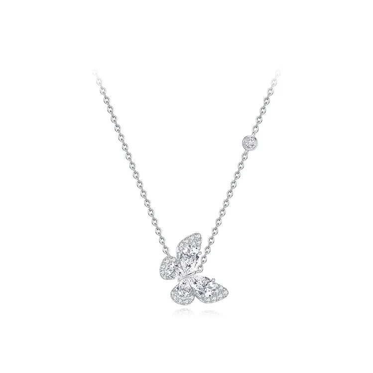 MAXTHINK S925 Silver Necklaces Women's Silver/Gold-0