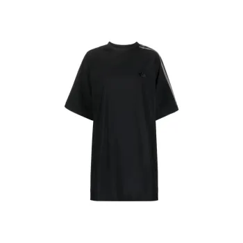 Y 3 Short Sleeved Dresses Women's Black