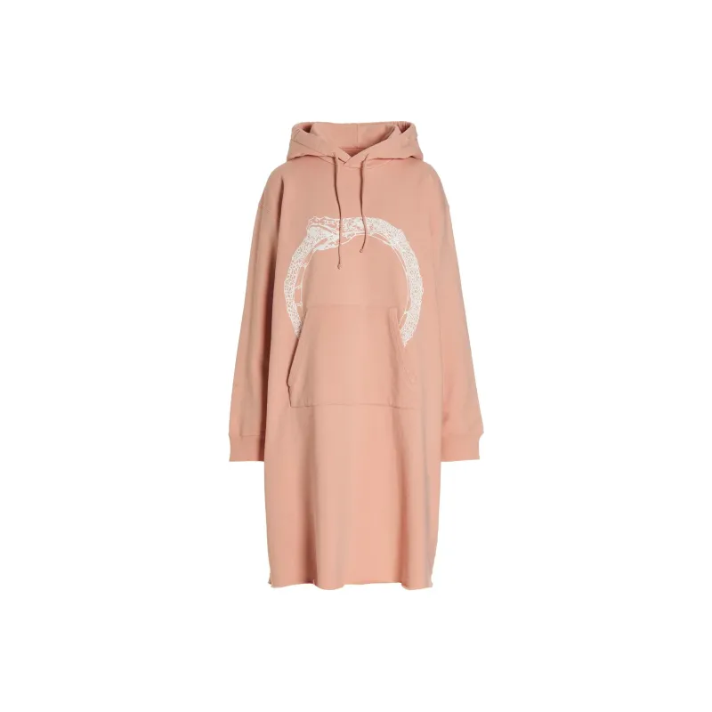 MM6 Maison Margiela Long Sleeved Dresses Women's Pink-0