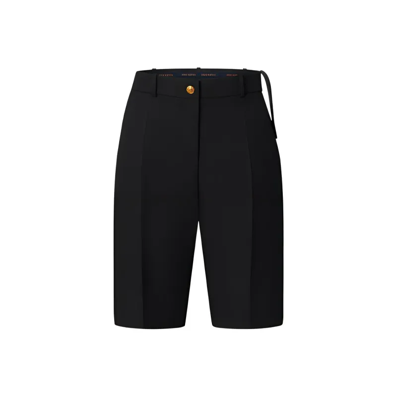 LOUIS VUITTON New Quarterly Products Of LV Casual Shorts Women's Black-0