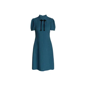 ROEYSHOUSE Short Sleeved Dresses Women's Peacock Blue