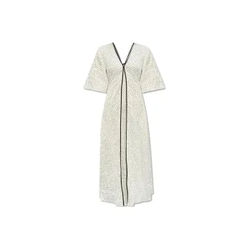 GANNI Polka Dot Patterned Midi Dress