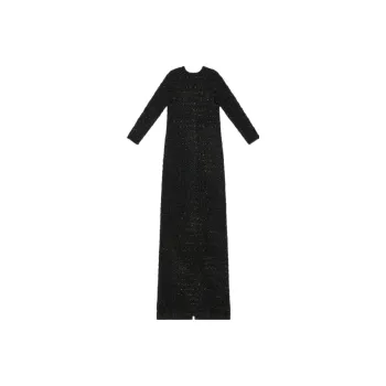 Balenciaga Long-Sleeved Dresses Women's Black