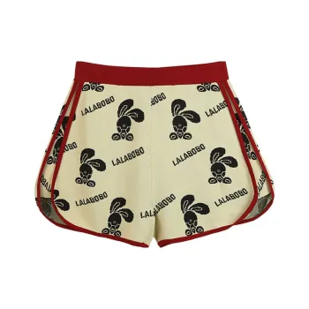 LALABOBO Casual Shorts Women's Beige