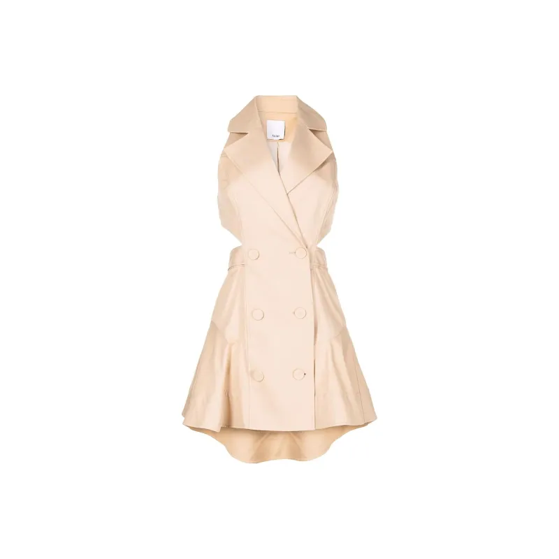 ACLER Sleeveless Dresses Women's Apricot-0