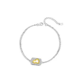 Heart Grass S925 Silver Bracelets Women's