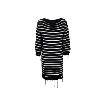 MM6 Maison Margiela Long-Sleeved Dresses Women's Black