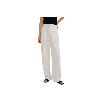 WHITEALLUSION Casual Pants Women's White