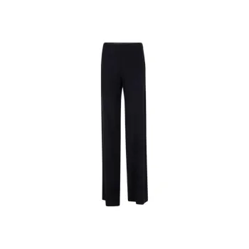 EMPORIO ARMANI Cady texture Palazzo Trousers