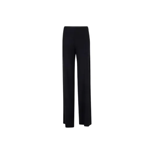 EMPORIO ARMANI Cady texture Palazzo Trousers