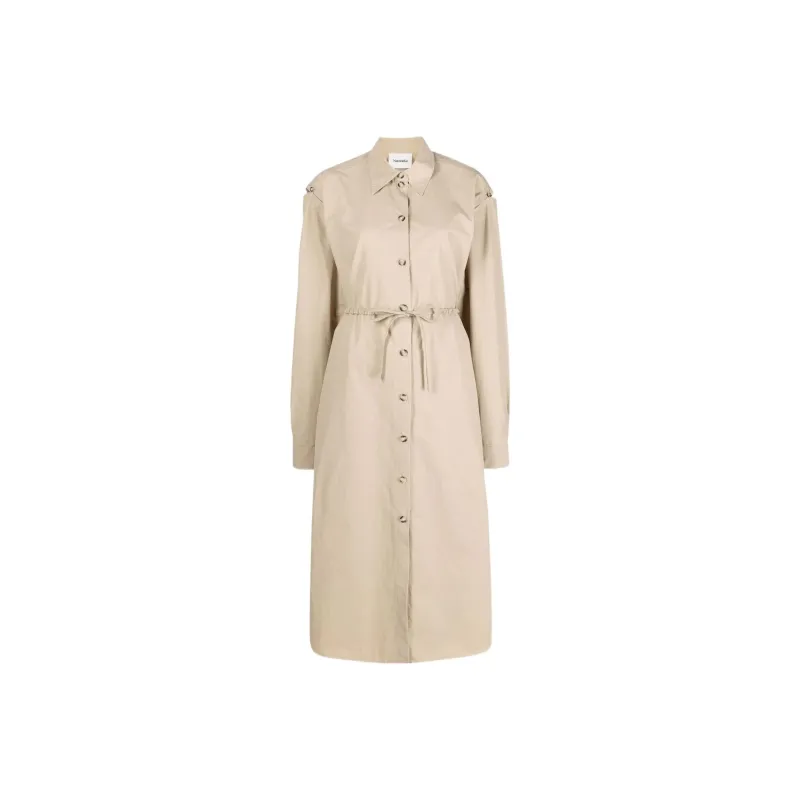 NANUSHKA Belted Button down Shirt Dress-0