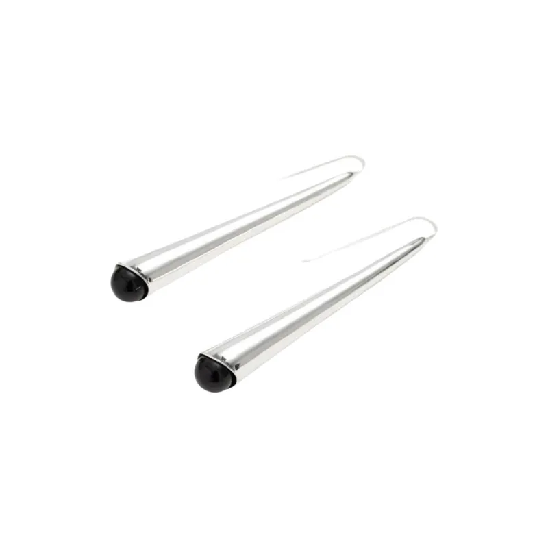 Sophie Buhai Sterling Silver Eileen Onyx Drop Earrings-1