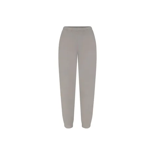 SKIMS FRENCH TERRY JOGGER Knitted Sports Pants Women's SMOKE/Smoke Gray