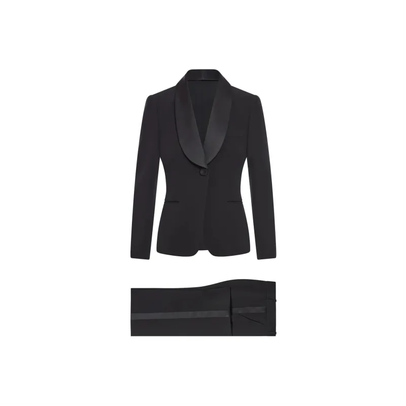 GIORGIO ARMANI FW22 Business Suits Women's Black-0